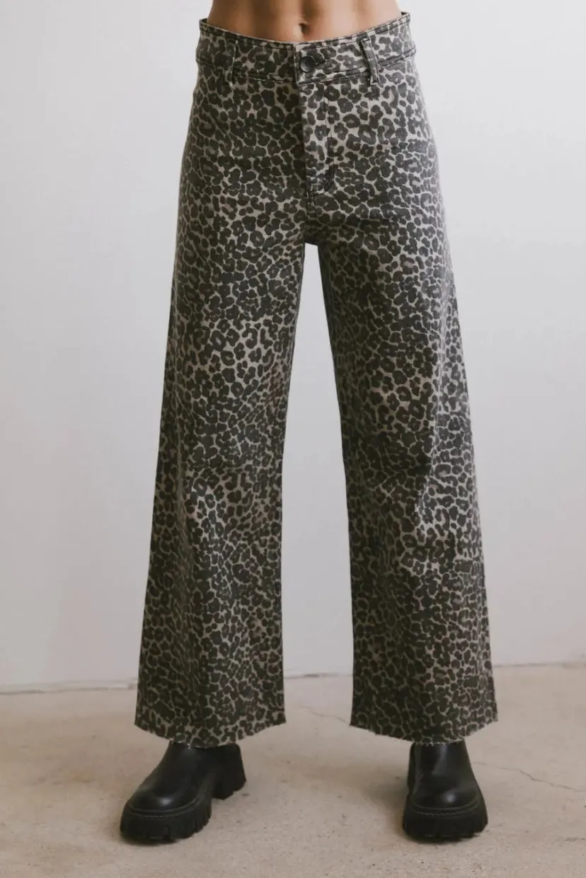 Denim>Bohme Kortnee Leopard Print Jeans