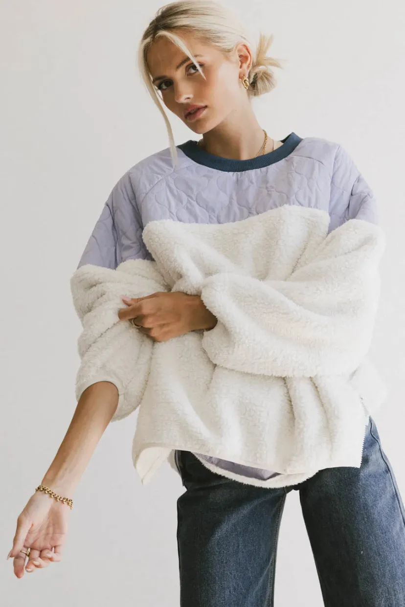 Tops | Sweaters>Bohme Kylan Contrast Pullover