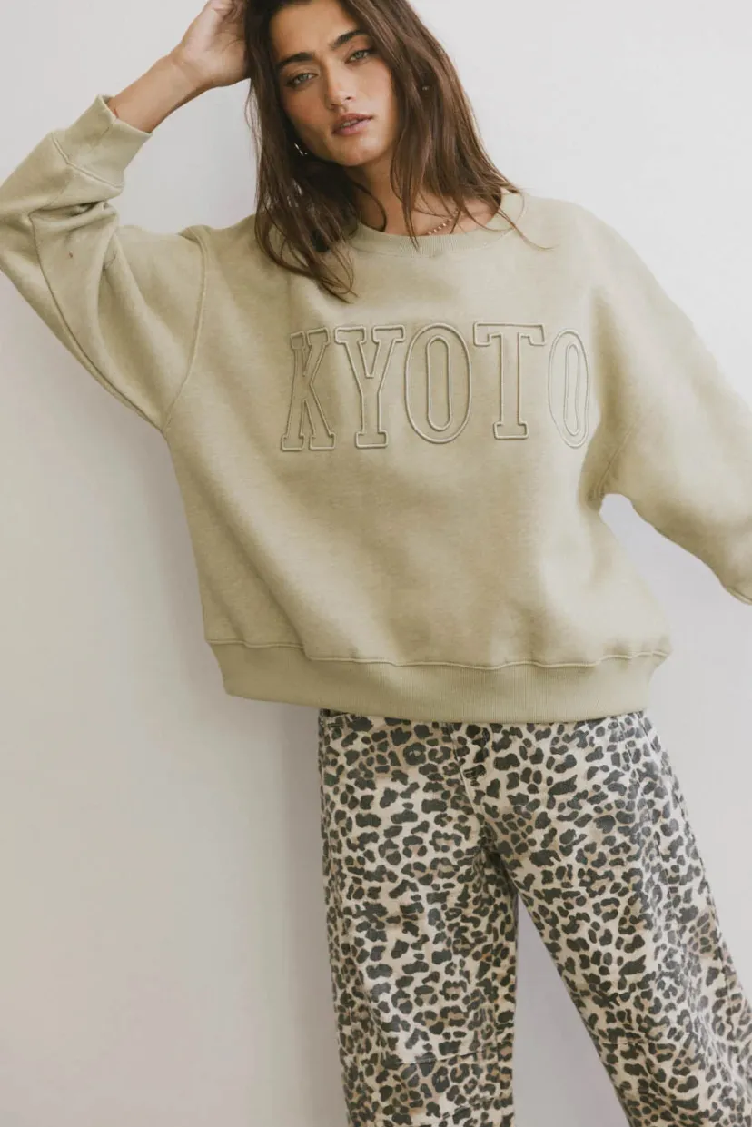 Tops | Sweaters>Bohme Kyoto Sweatshirt Sage