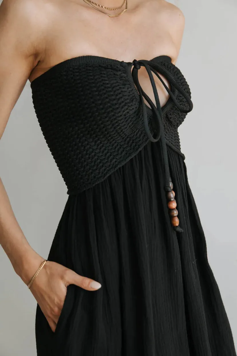 Dresses | Maxi Dresses>Bohme Kyra Crocheted Halter Dress