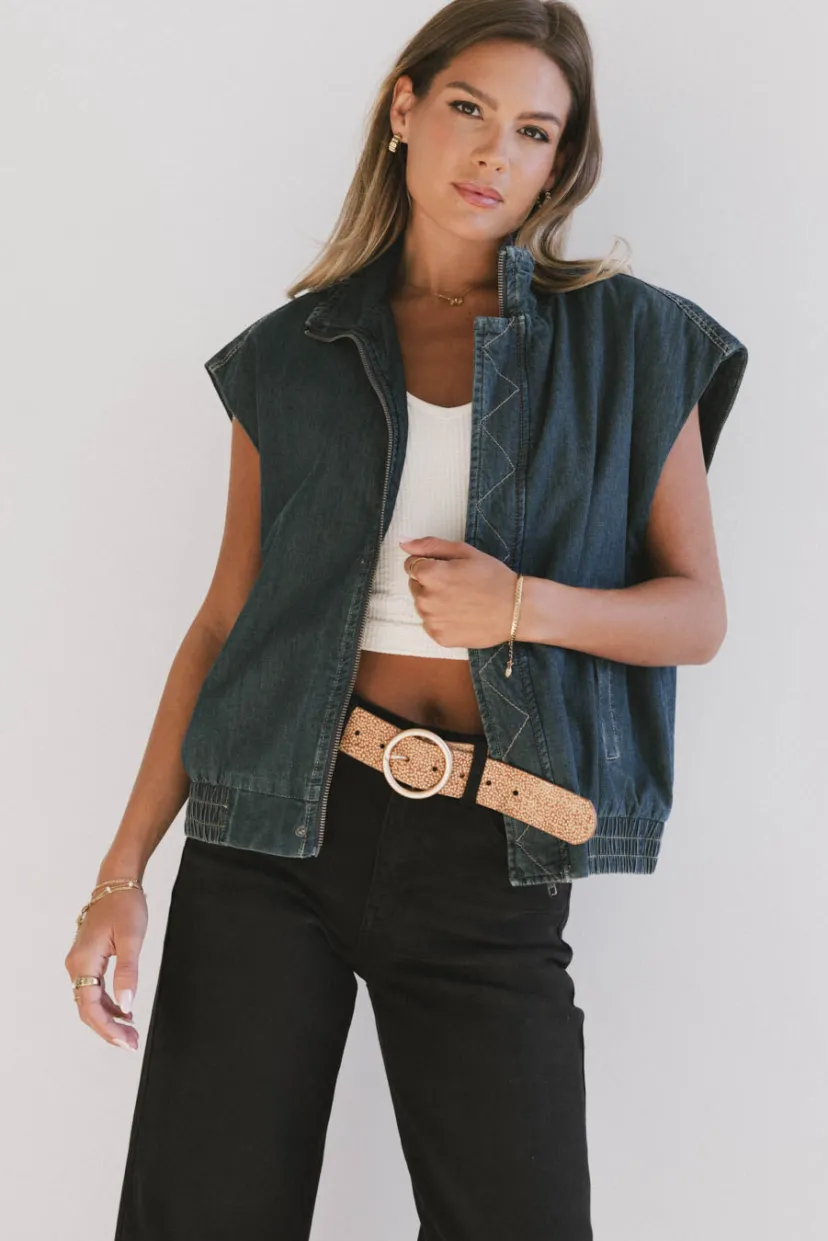 Tops | Vests>Bohme Larkin Denim Vest