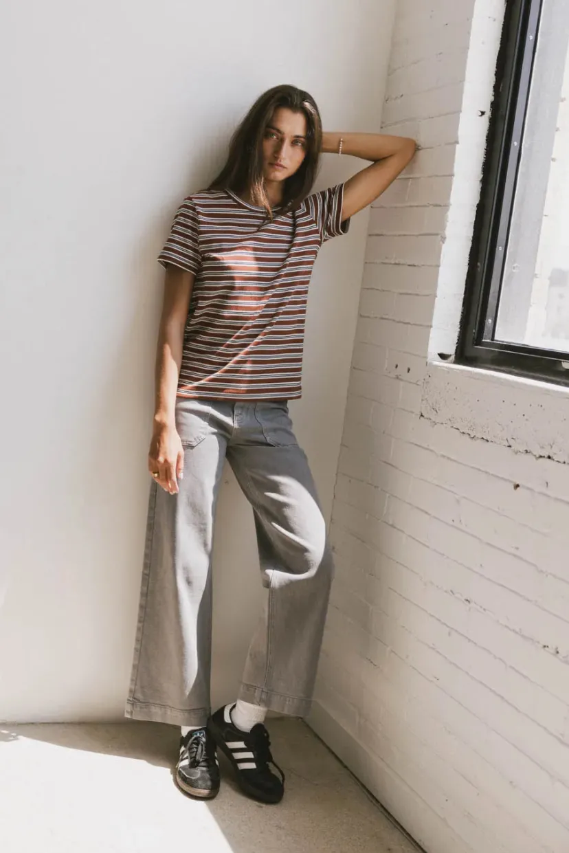 Denim | All Bottoms>Bohme Leila Wide Leg Jeans in Grey