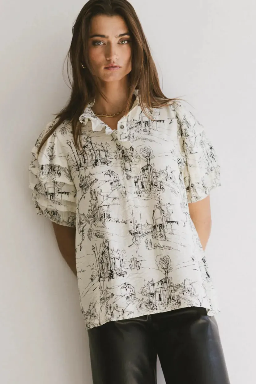 Tops | Blouses>Bohme Little Town Blouse