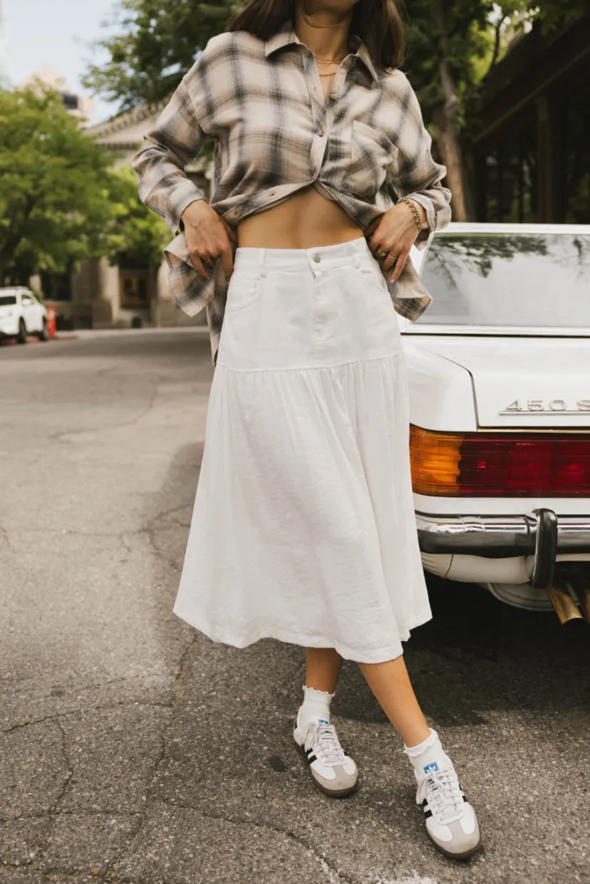 Skirts | All Bottoms>Bohme Luella Denim Midi Skirt