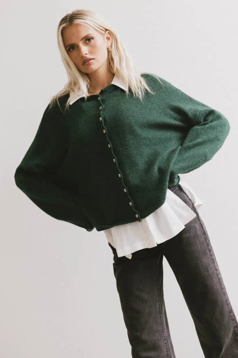 Sweaters | Cardigans>Bohme Maci Cardigan in Green