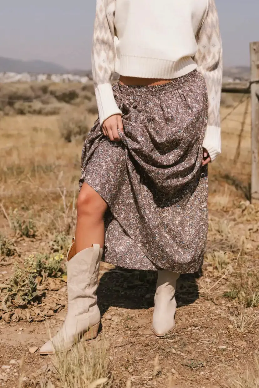 Skirts | All Bottoms>Bohme Mara Tiered Midi Skirt