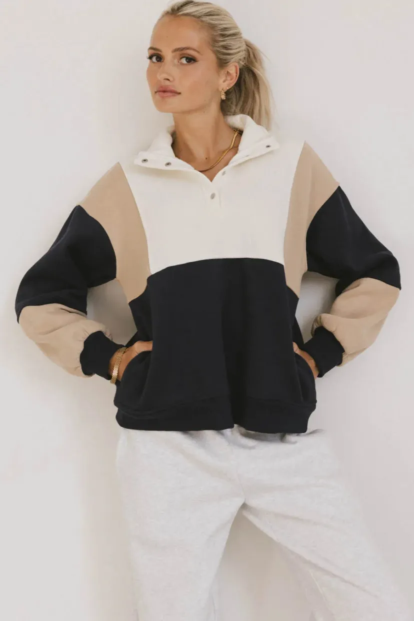 Tops | Sweaters>Bohme Marcus Quarter Snap Sweatshirt