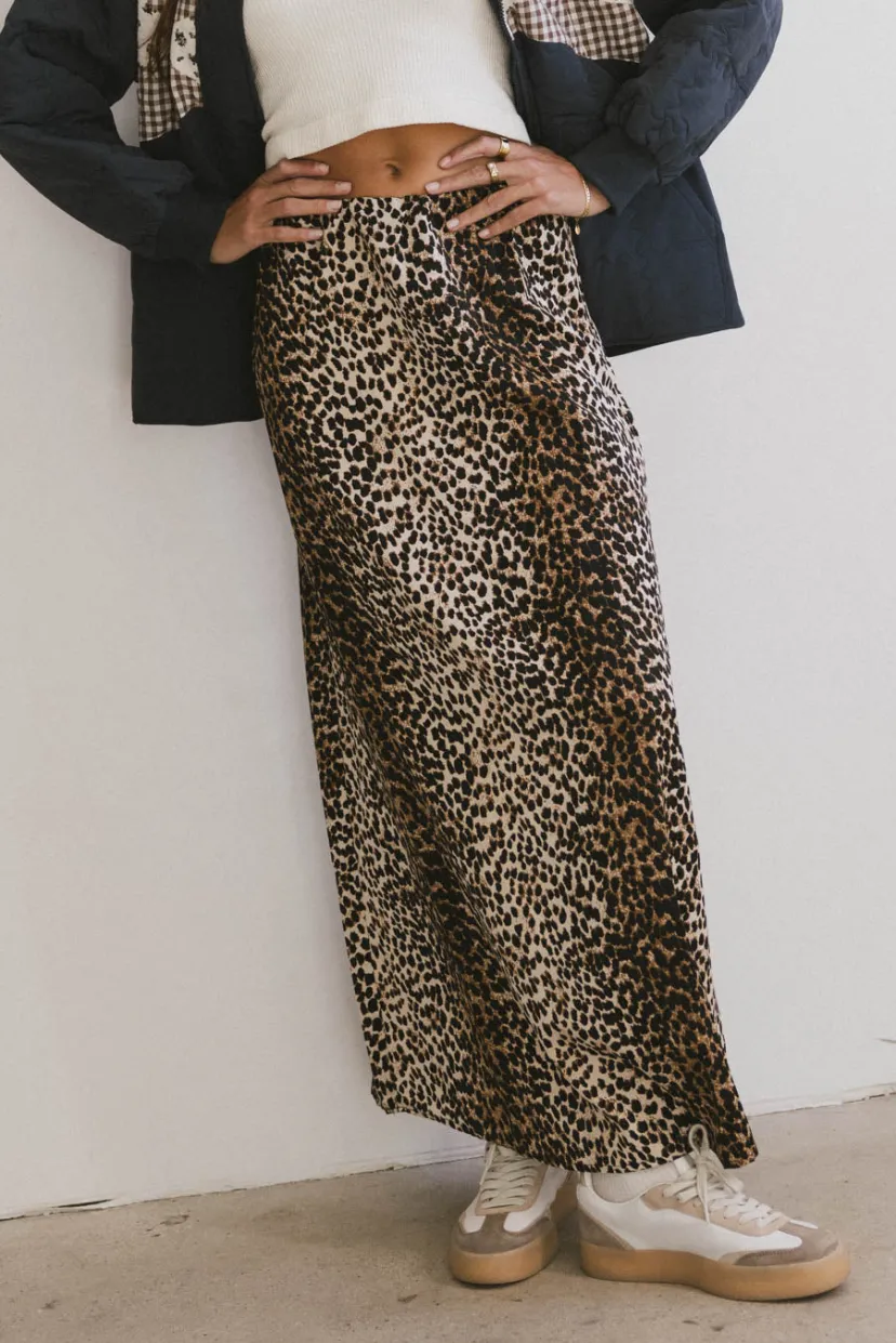 Skirts>Bohme Marlo Leopard Skirt