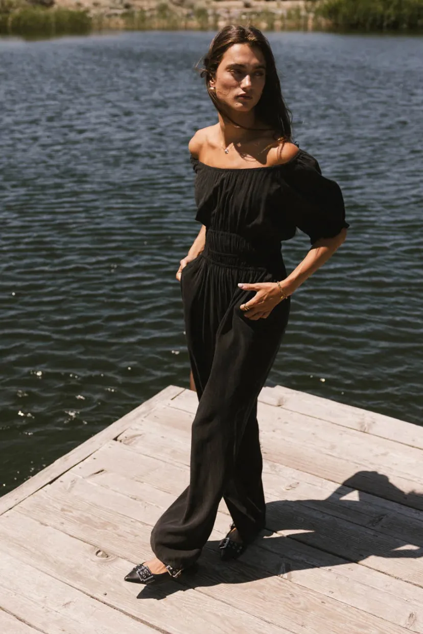 Jumpsuits & Overalls>Bohme Marnie Elastic Waist Jumpsuit