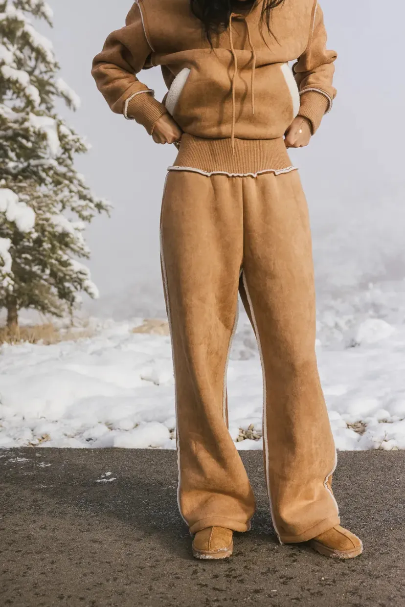 Pants>Bohme Mattie Faux Shearling Pants in - FINAL SALE Camel