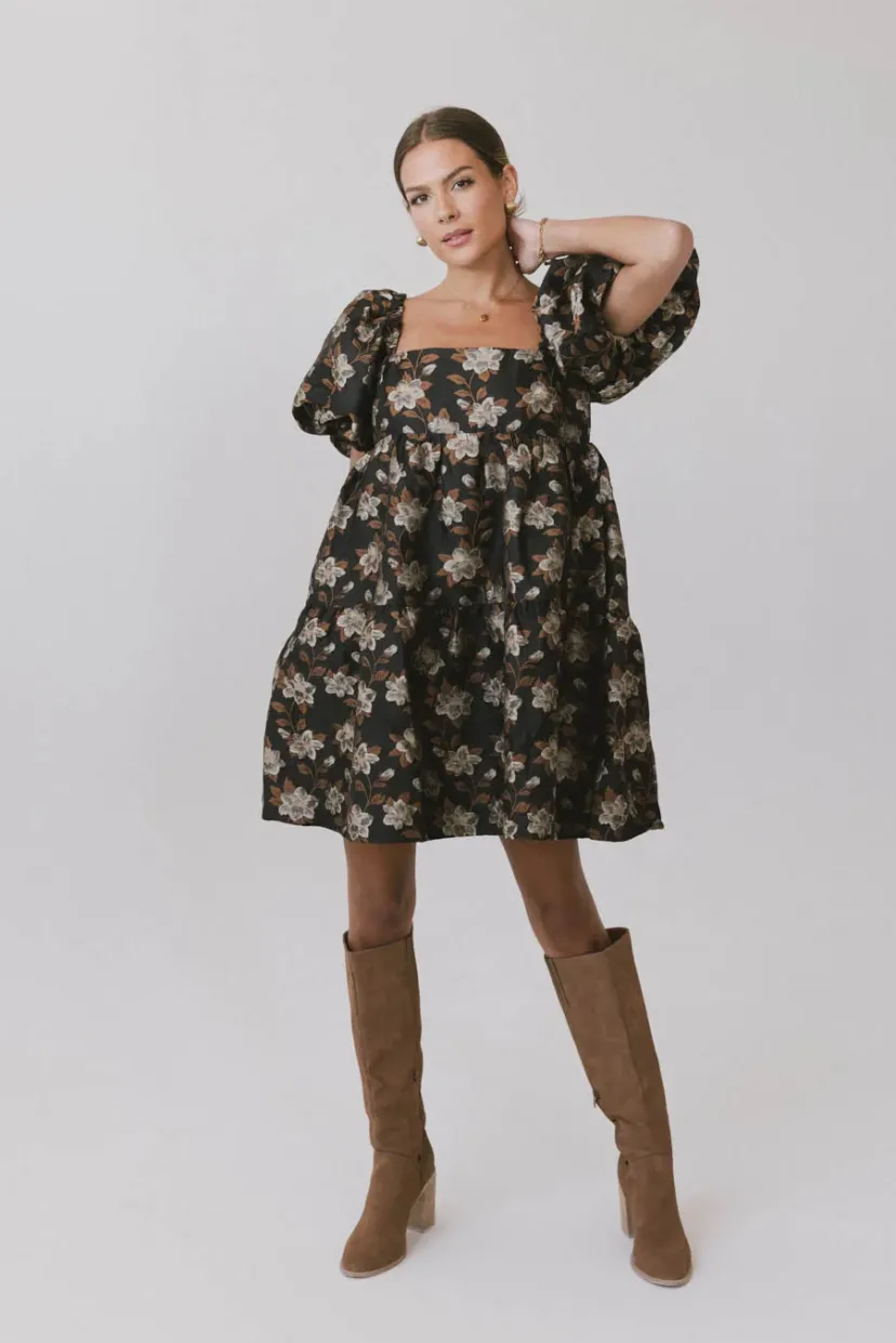 Dresses>Bohme Moore Floral Babydoll Dress