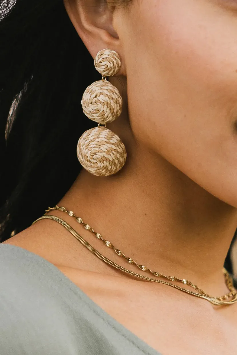 Jewelry>Bohme Mora Two-Tone Earrings