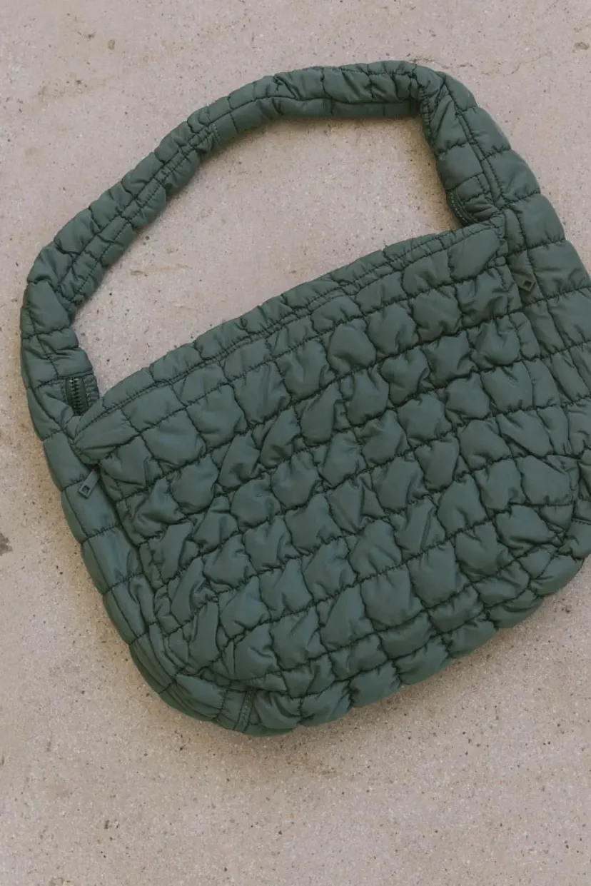 Bags>Bohme Nora Quilted Tote Bag in Green