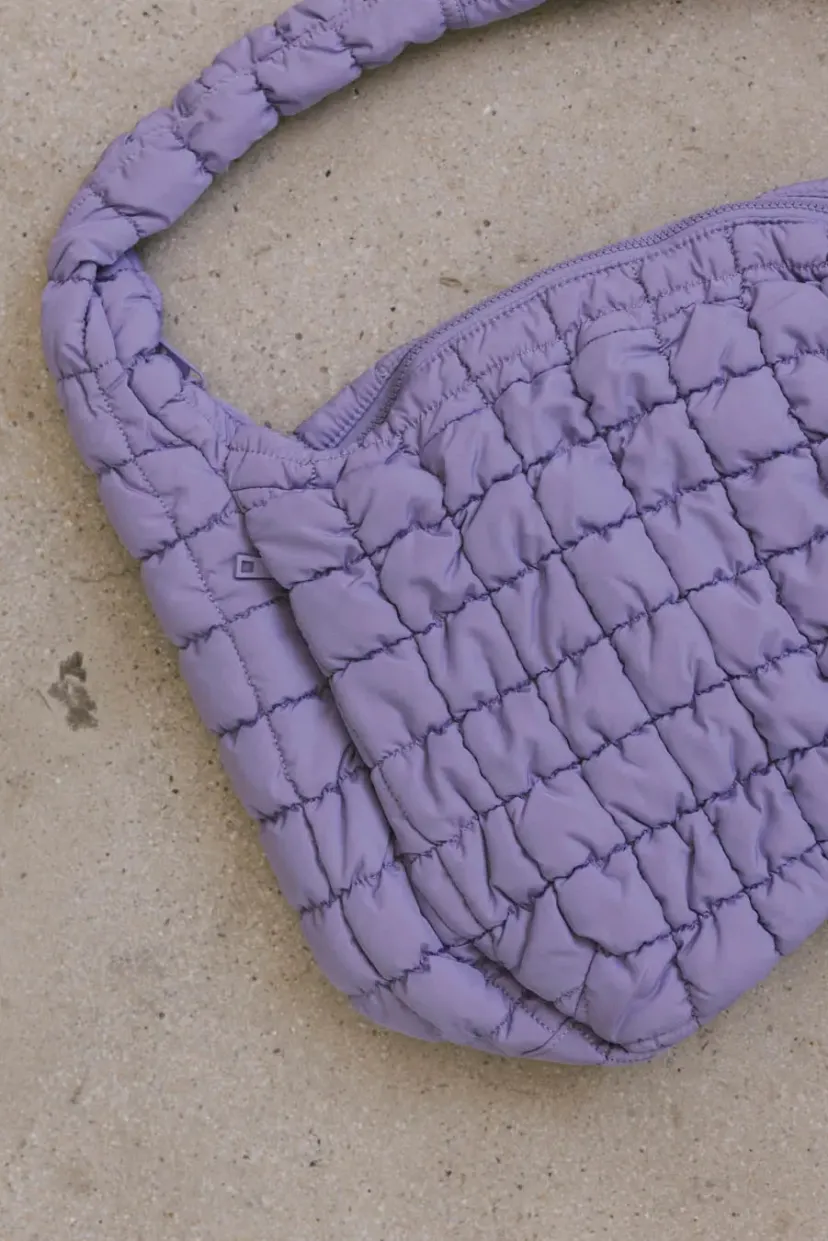 Bags>Bohme Nora Quilted Tote Bag in Lavender