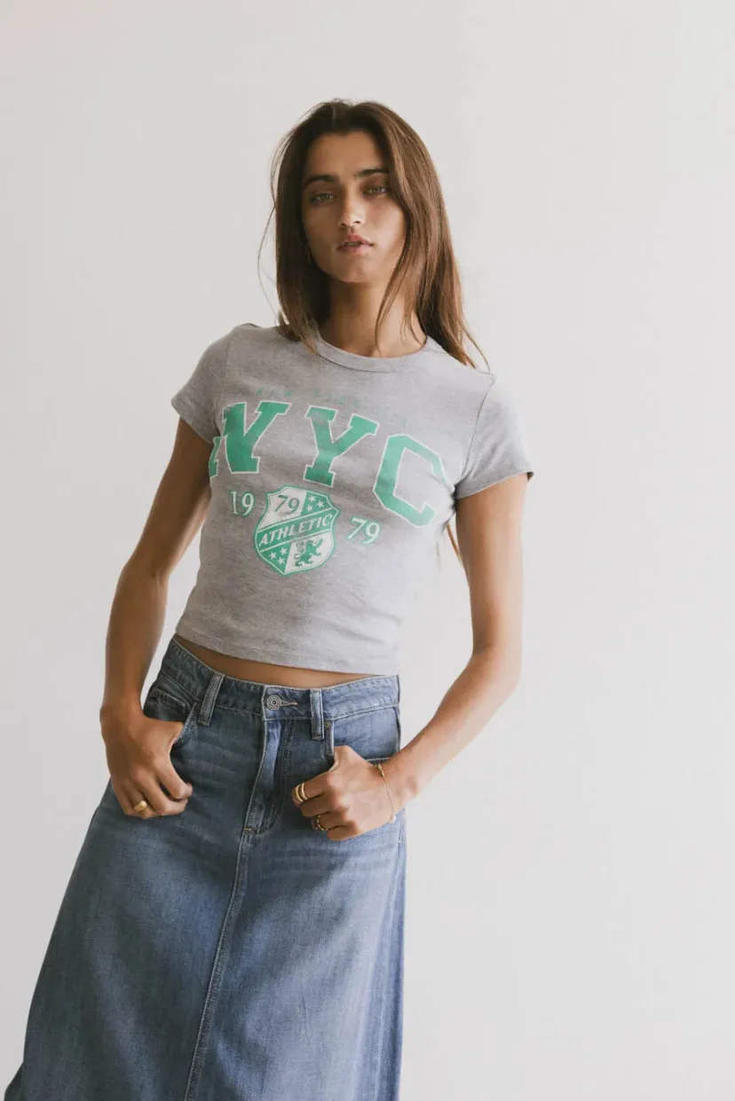 Tops | Tees & Tanks>Bohme NYC Athletic Baby Tee