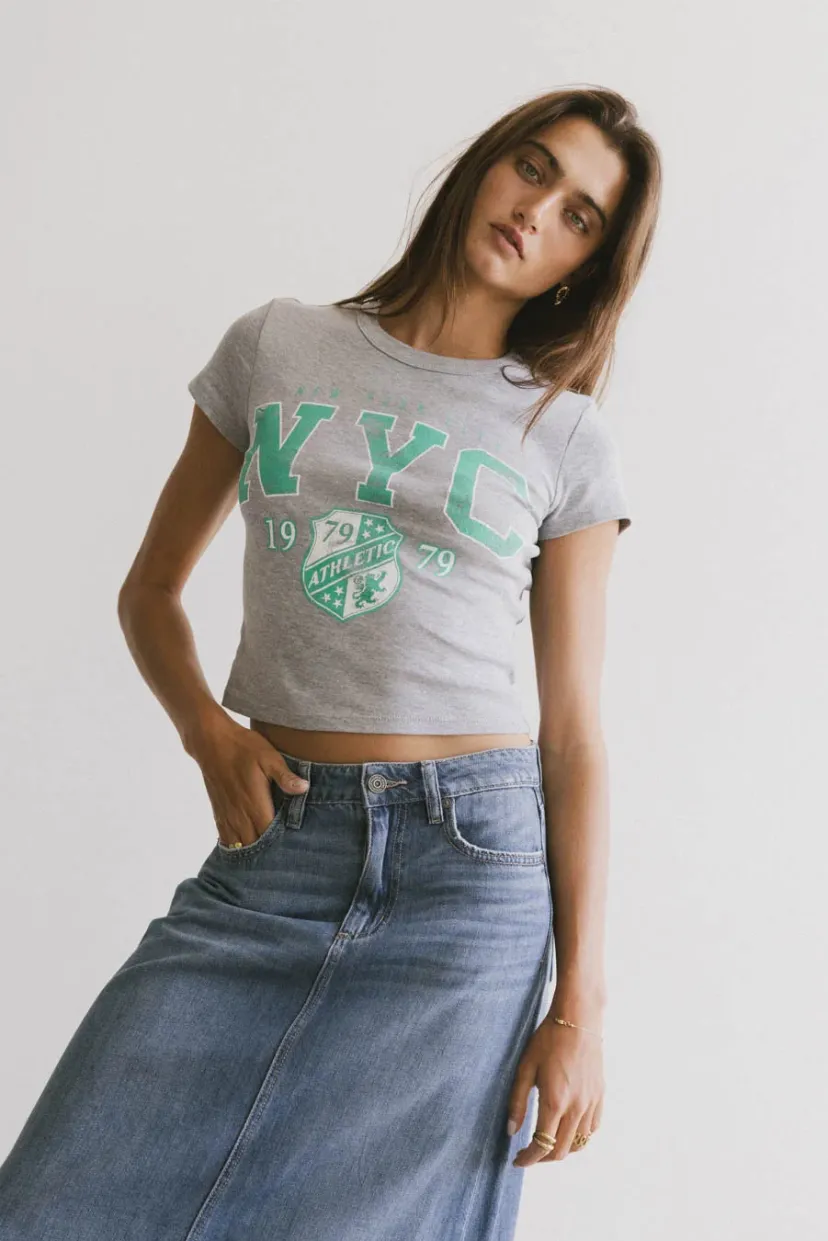 Tops | Tees & Tanks>Bohme NYC Athletic Baby Tee