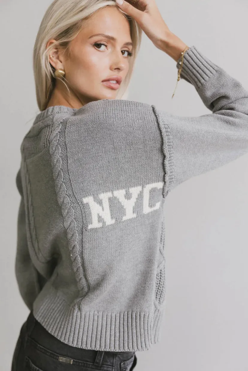 Tops | Sweaters>Bohme NYC Cable Knit Sweater