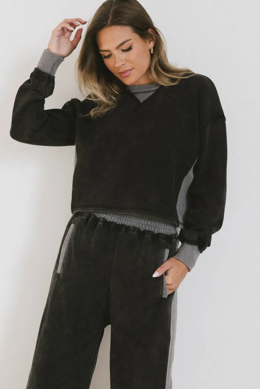 Tops | Sets>Bohme Odie Knit Sweater in Black