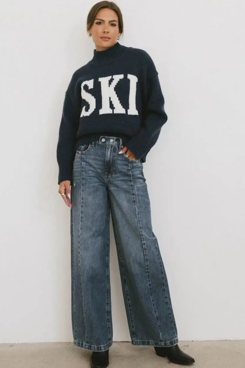 Denim>Bohme Oriella Wide Leg Jeans in Medium Wash