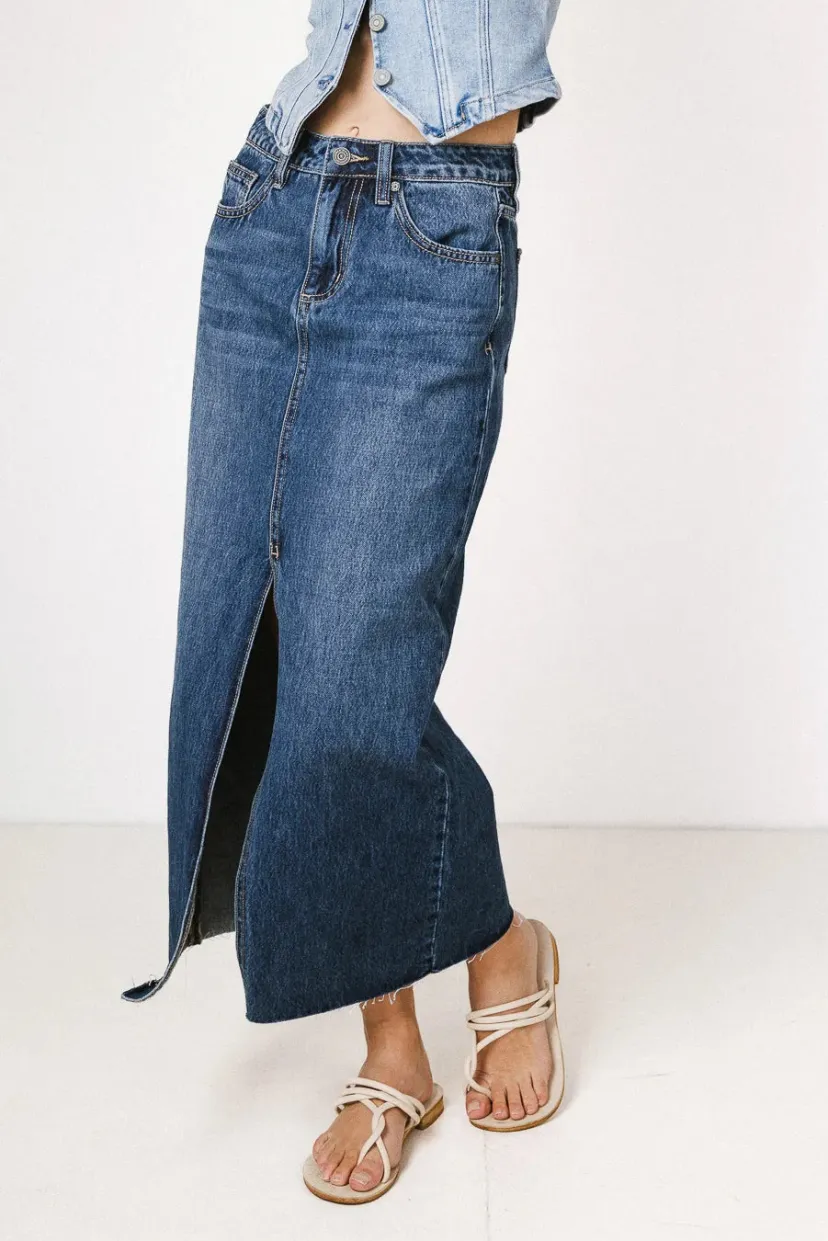 Skirts | All Bottoms>Bohme Paydrie Denim Maxi Skirt