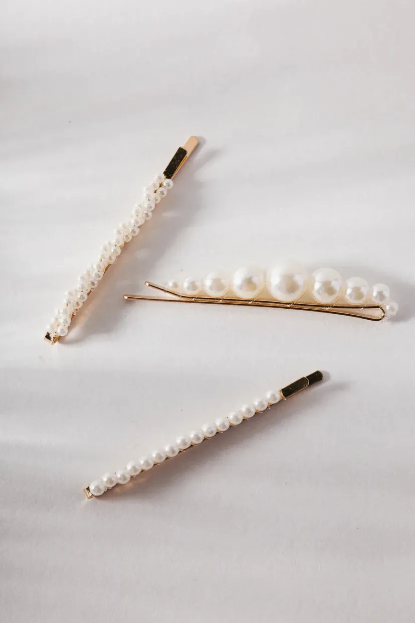 Hair Accessories>Bohme Pearl Bobby Pin Set