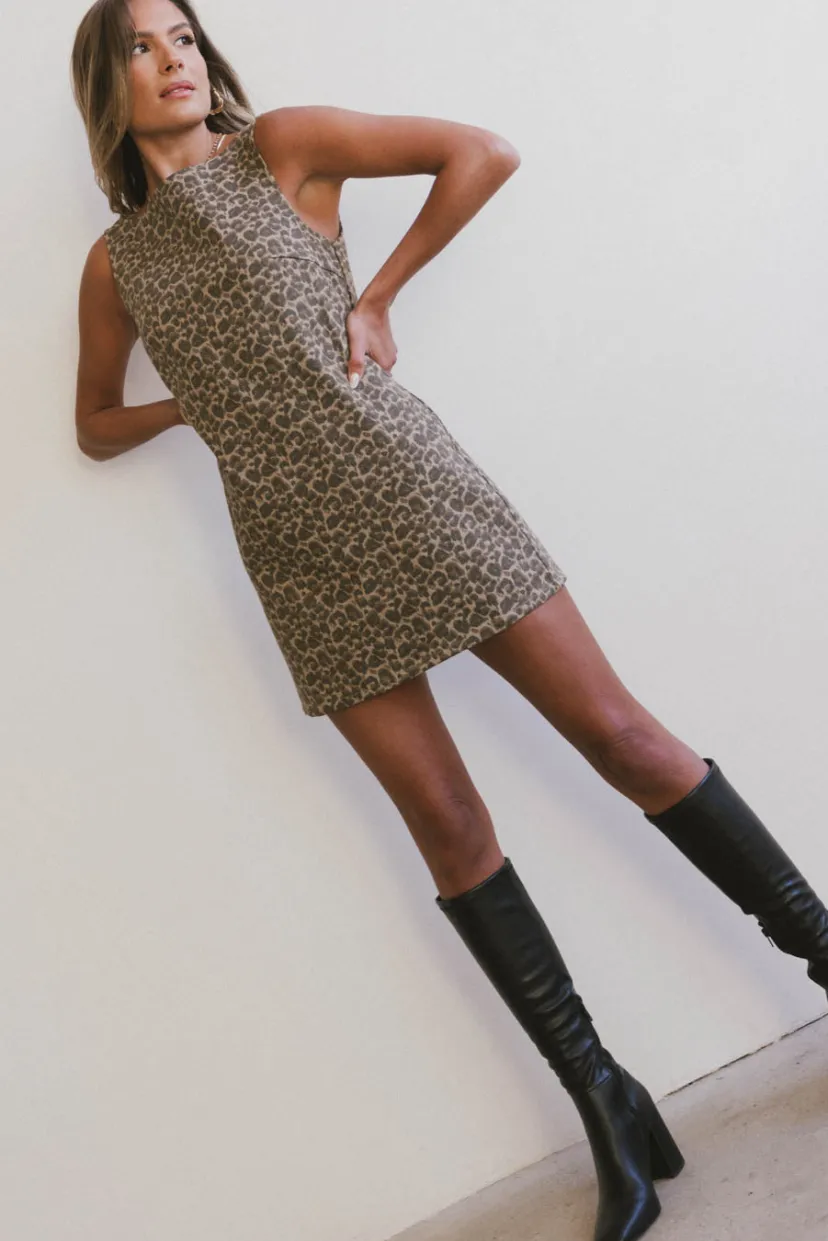 Dresses | Mini Dresses>Bohme Penny Leopard Print Mini Dress