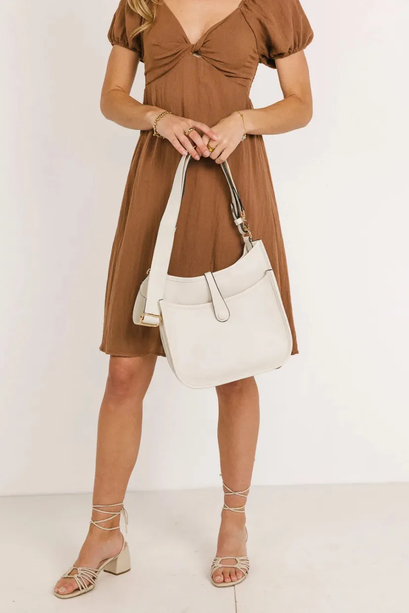 Bags>Bohme Quincy Crossbody Bag in Ivory