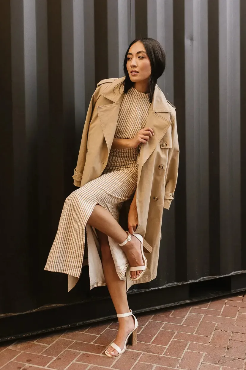 Jackets>Bohme Rachel Trench Coat in Tan