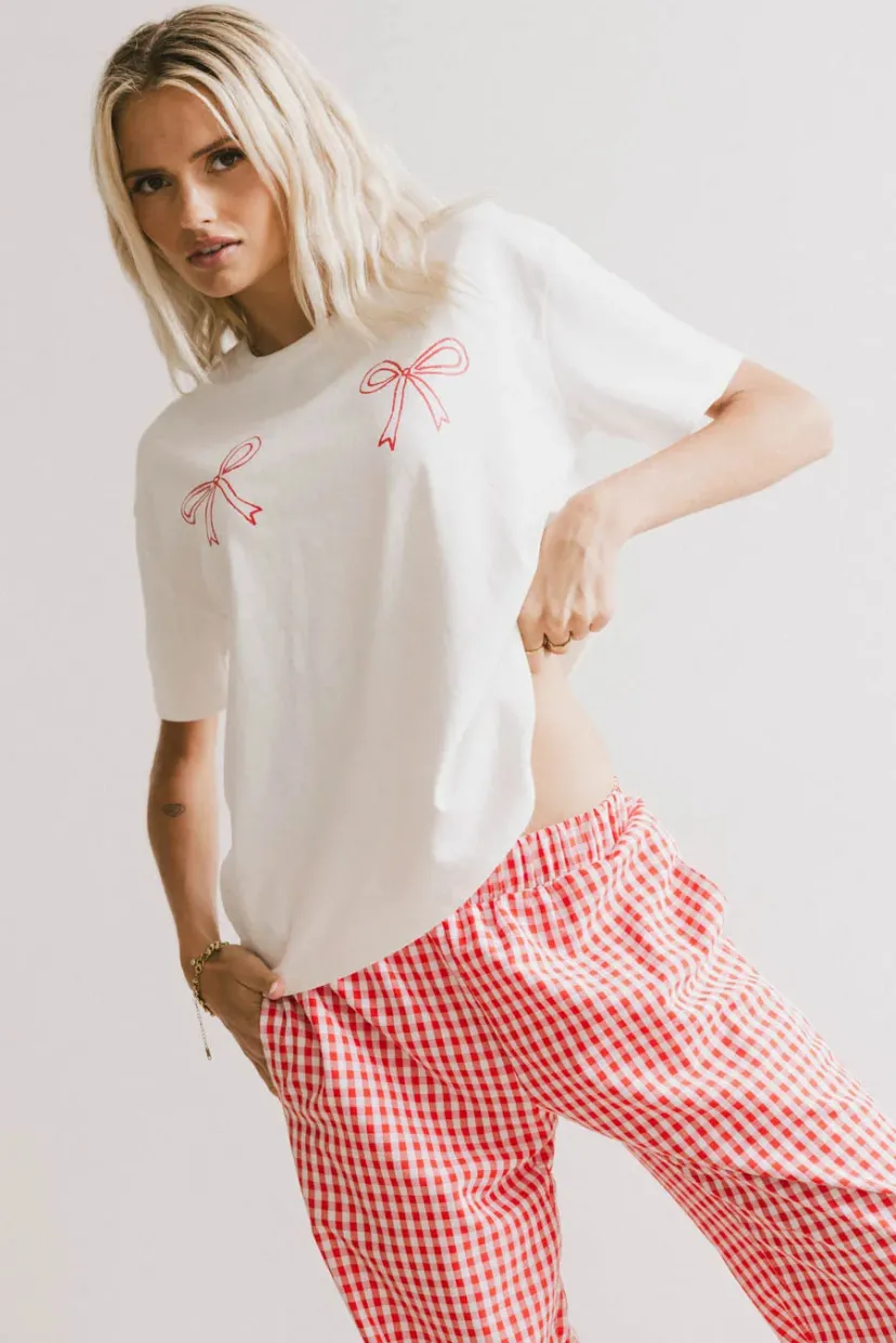 Tops | Graphics>Bohme Red Bows Graphic Tee