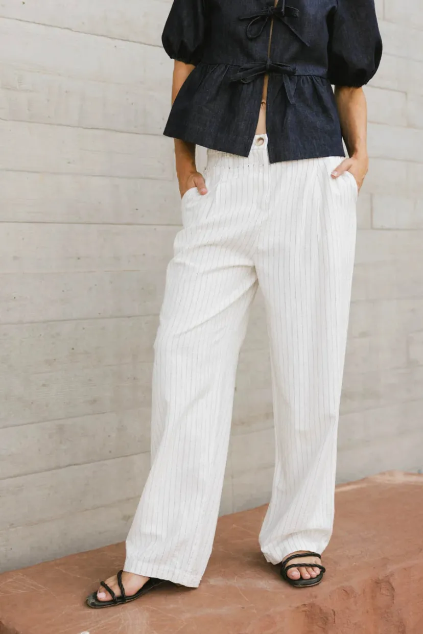 Pants | All Bottoms>Bohme Reed Wide Leg Pants - FINAL SALE