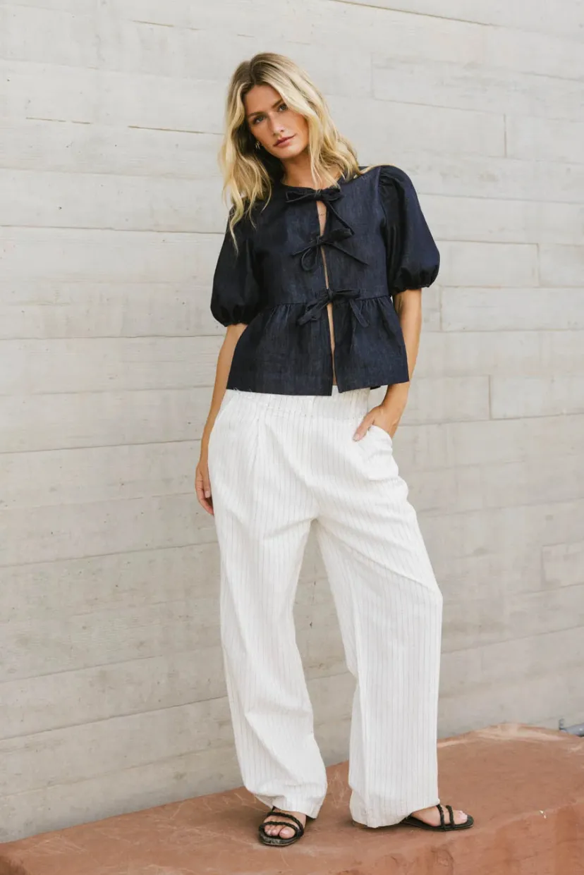 Pants | All Bottoms>Bohme Reed Wide Leg Pants - FINAL SALE