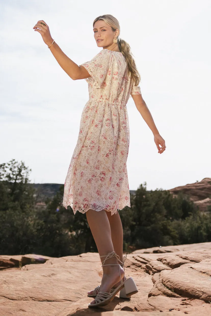 Dresses>Bohme Renee Eyelet Lace Dress