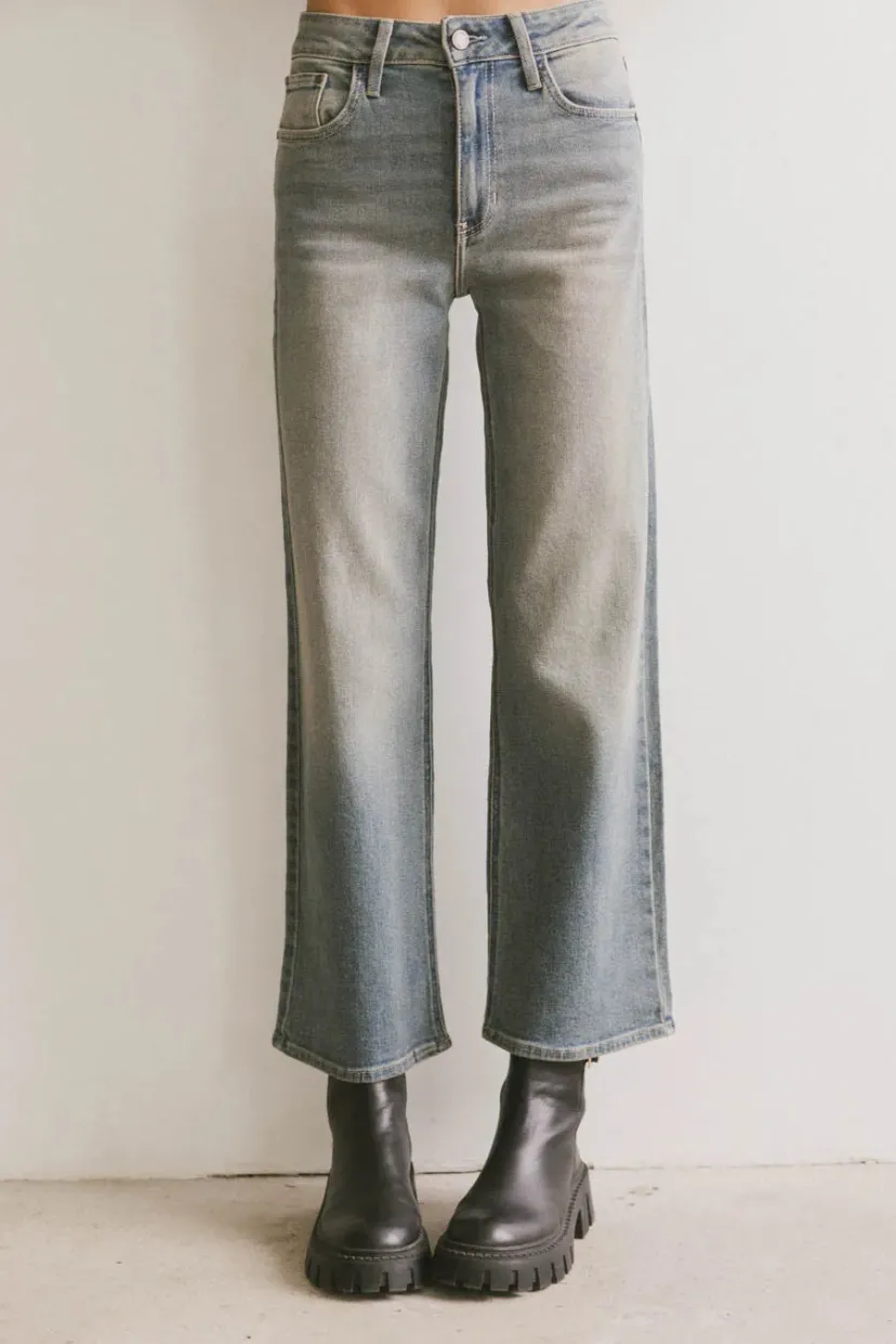 Denim | All Bottoms>Bohme Reva Straight Leg Jeans in Medium Wash