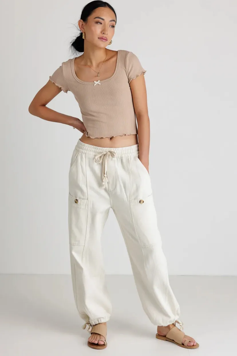 Pants | All Bottoms>Bohme Robyn Pants in Ivory