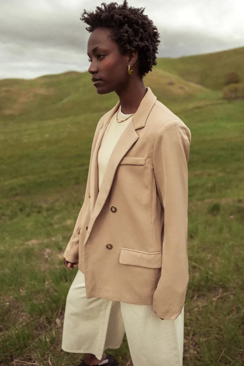 Jackets>Bohme Romaine Blazer in Taupe