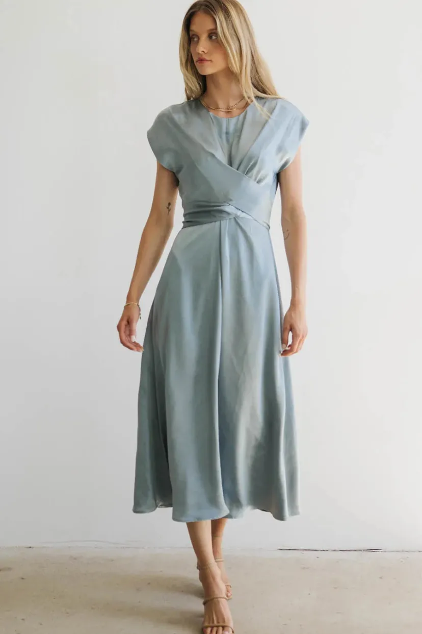 Dresses | Maxi Dresses>Bohme Rosalind Midi Dress in Blue