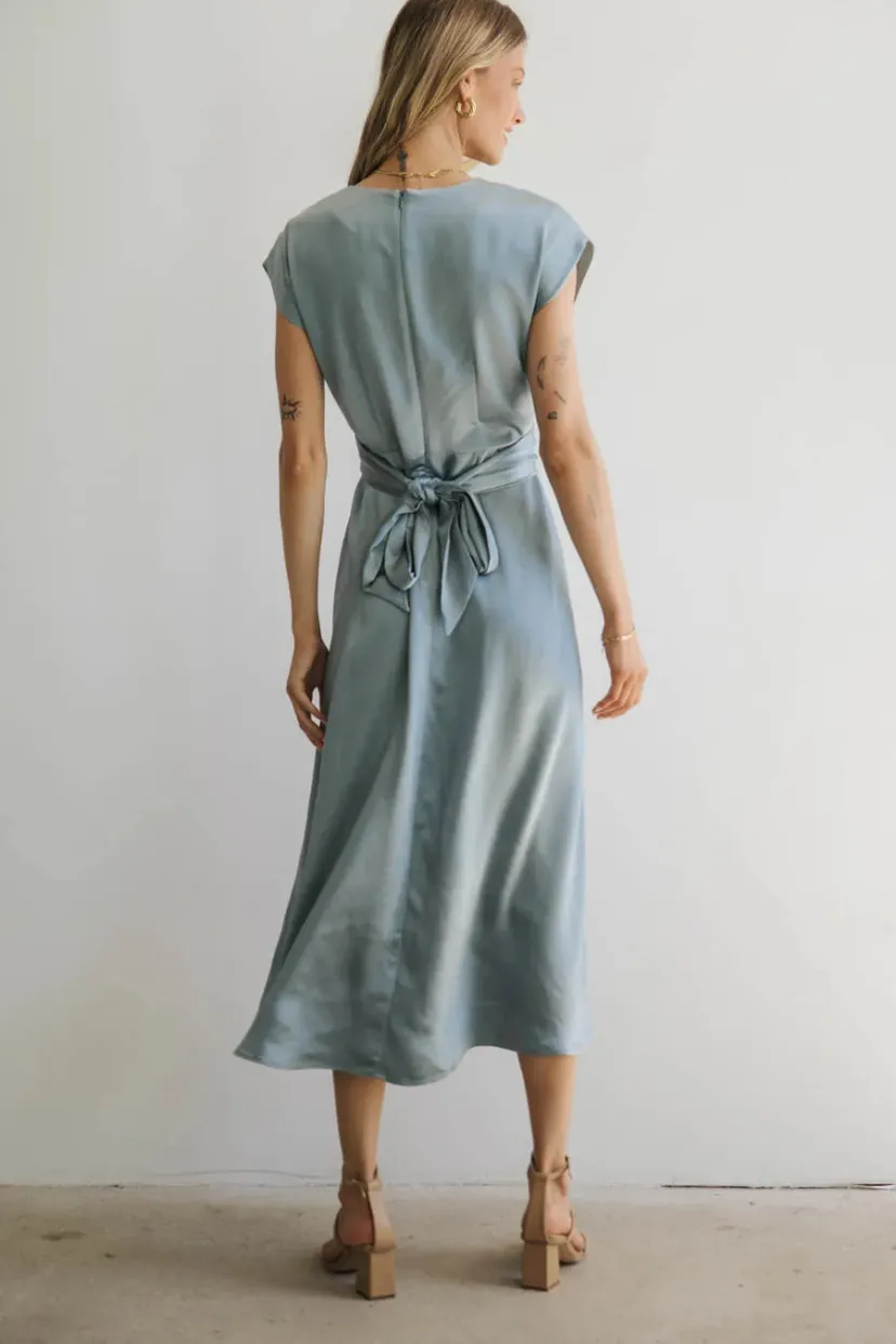 Dresses | Maxi Dresses>Bohme Rosalind Midi Dress in Blue