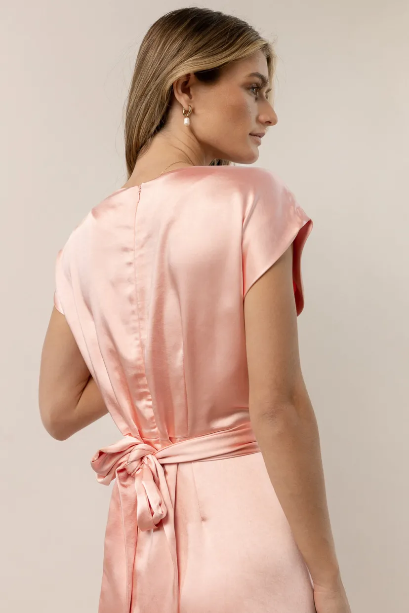 Dresses | Maxi Dresses>Bohme Rosalind Midi Dress in Pink