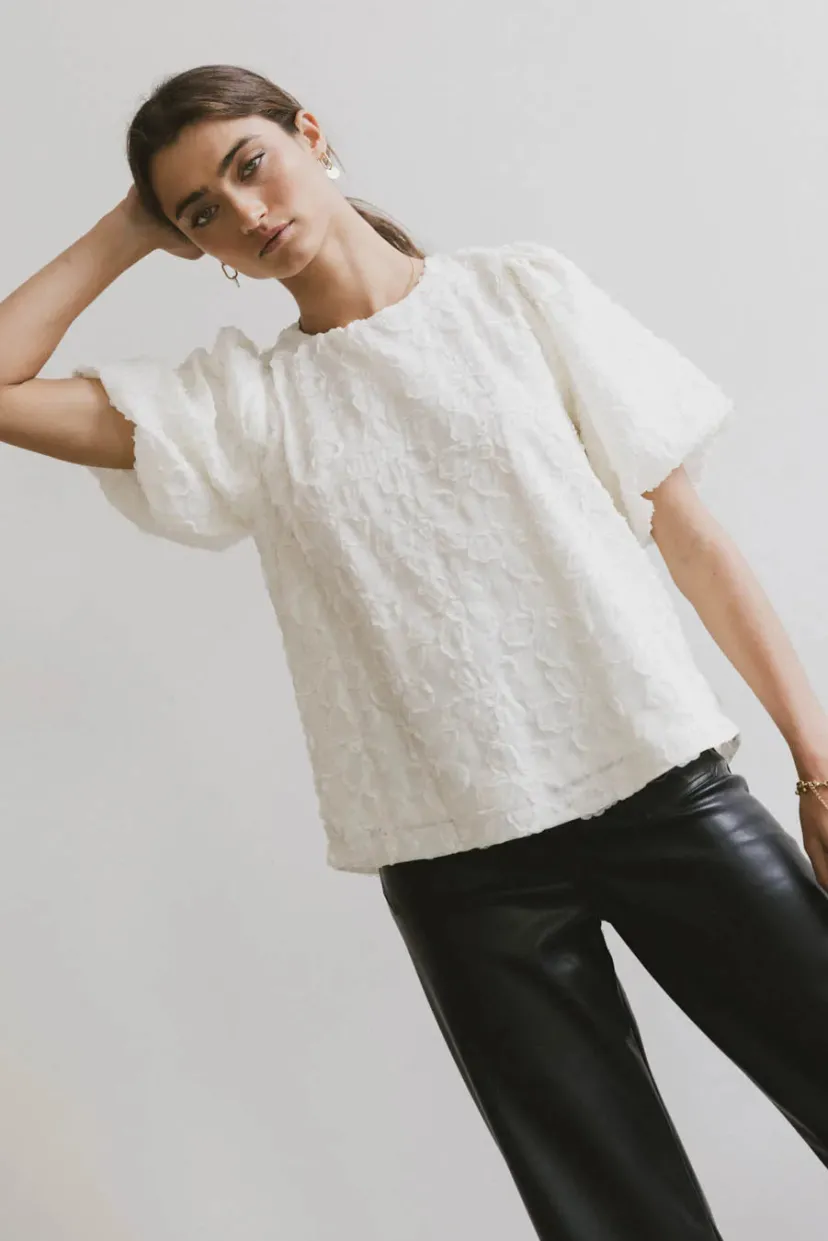 Tops | Blouses>Bohme Saint Blouse in Cream