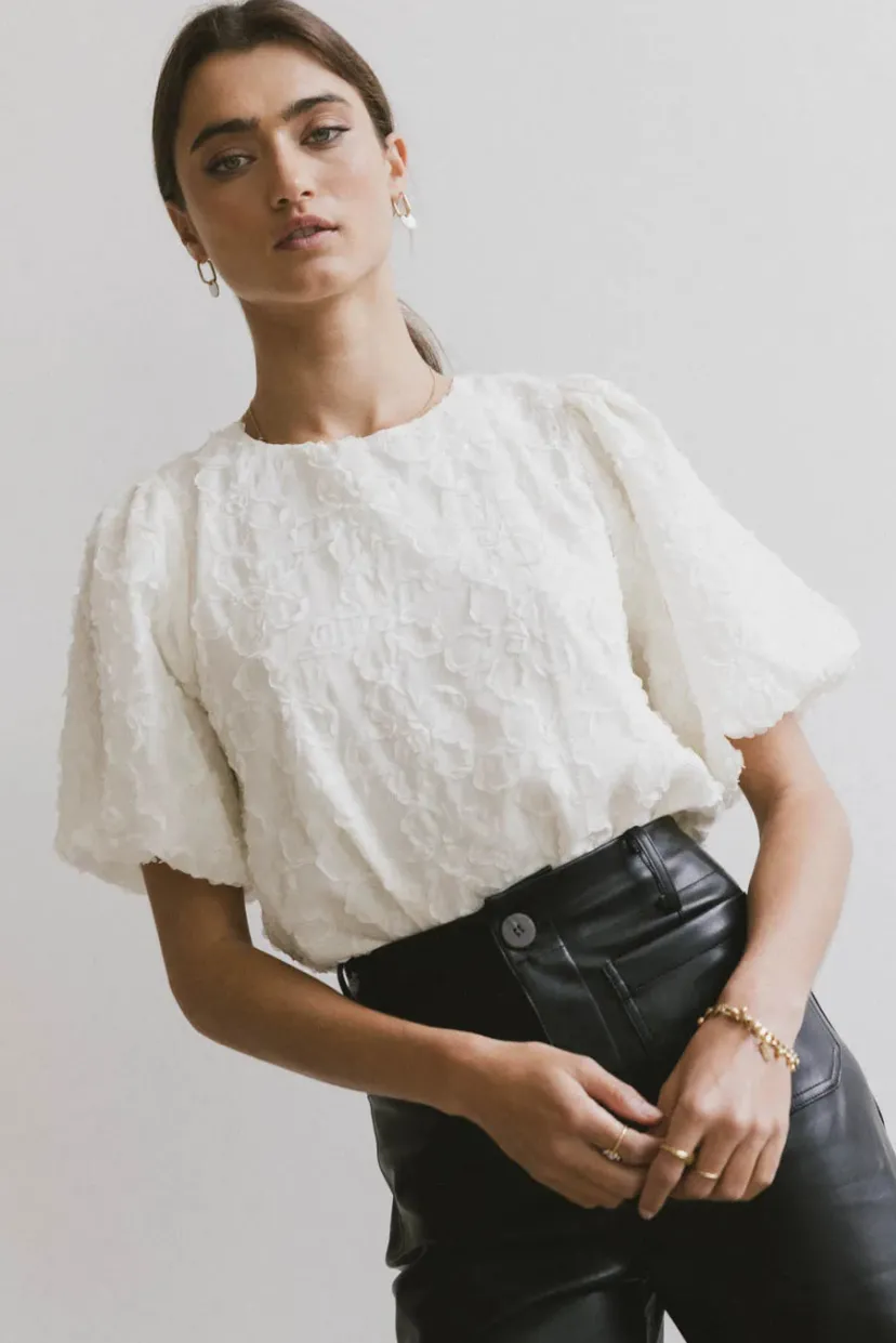 Tops | Blouses>Bohme Saint Blouse in Cream