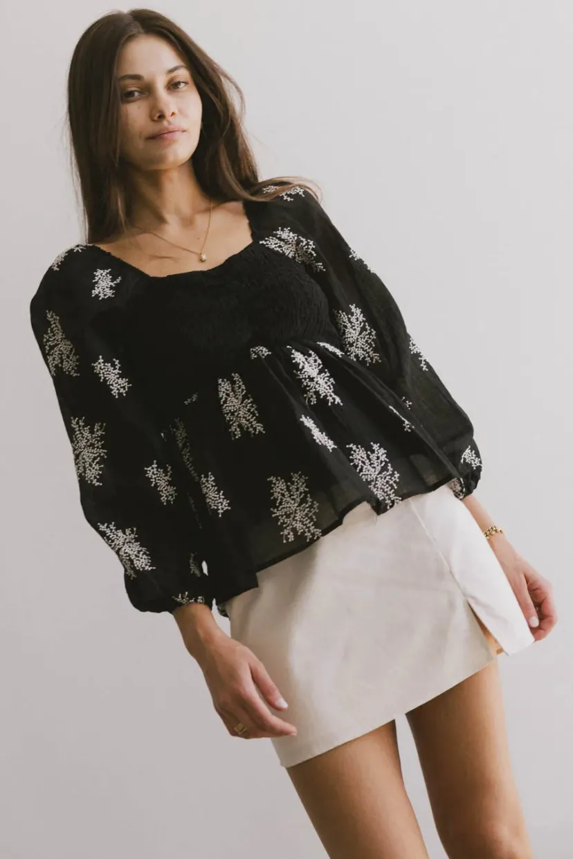 Tops | Blouses>Bohme Sally Peplum Top