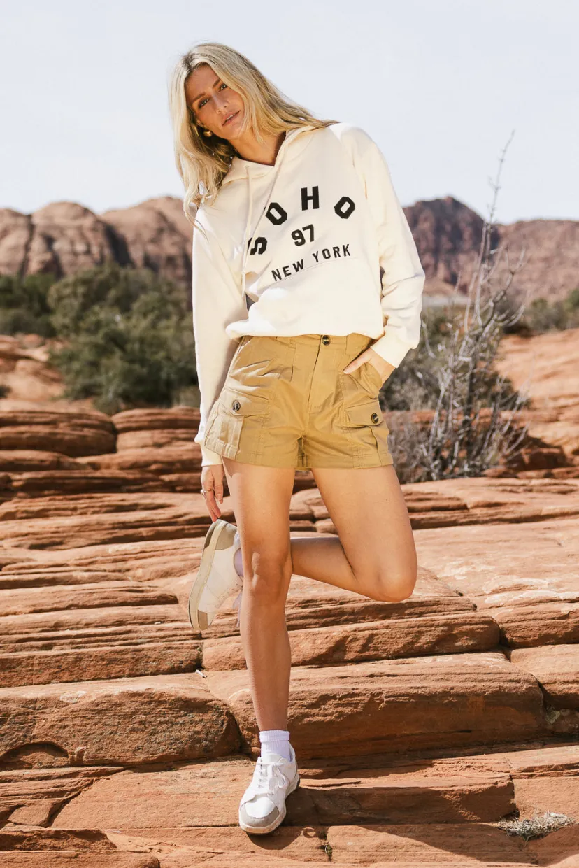 Shorts | All Bottoms>Bohme Scout Shorts in - FINAL SALE Mocha