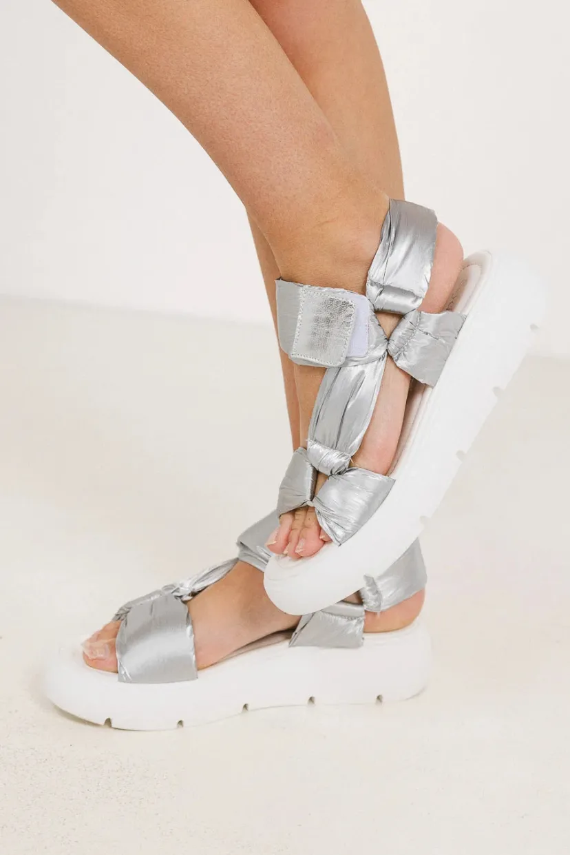 Shoes>Bohme Seychelles Light Up Platform Sandals in Silver