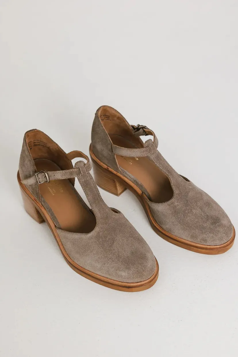 Shoes>Bohme Seychelles Soulmate Suede Heels Taupe