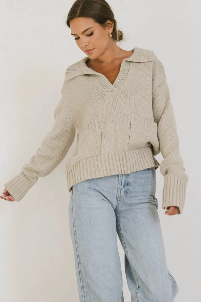 Tops | Sweaters>Bohme Shauna Collared Sweater