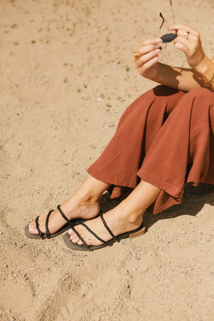 Shoes>Bohme Steve Madden Annah Strappy Sandal in Black