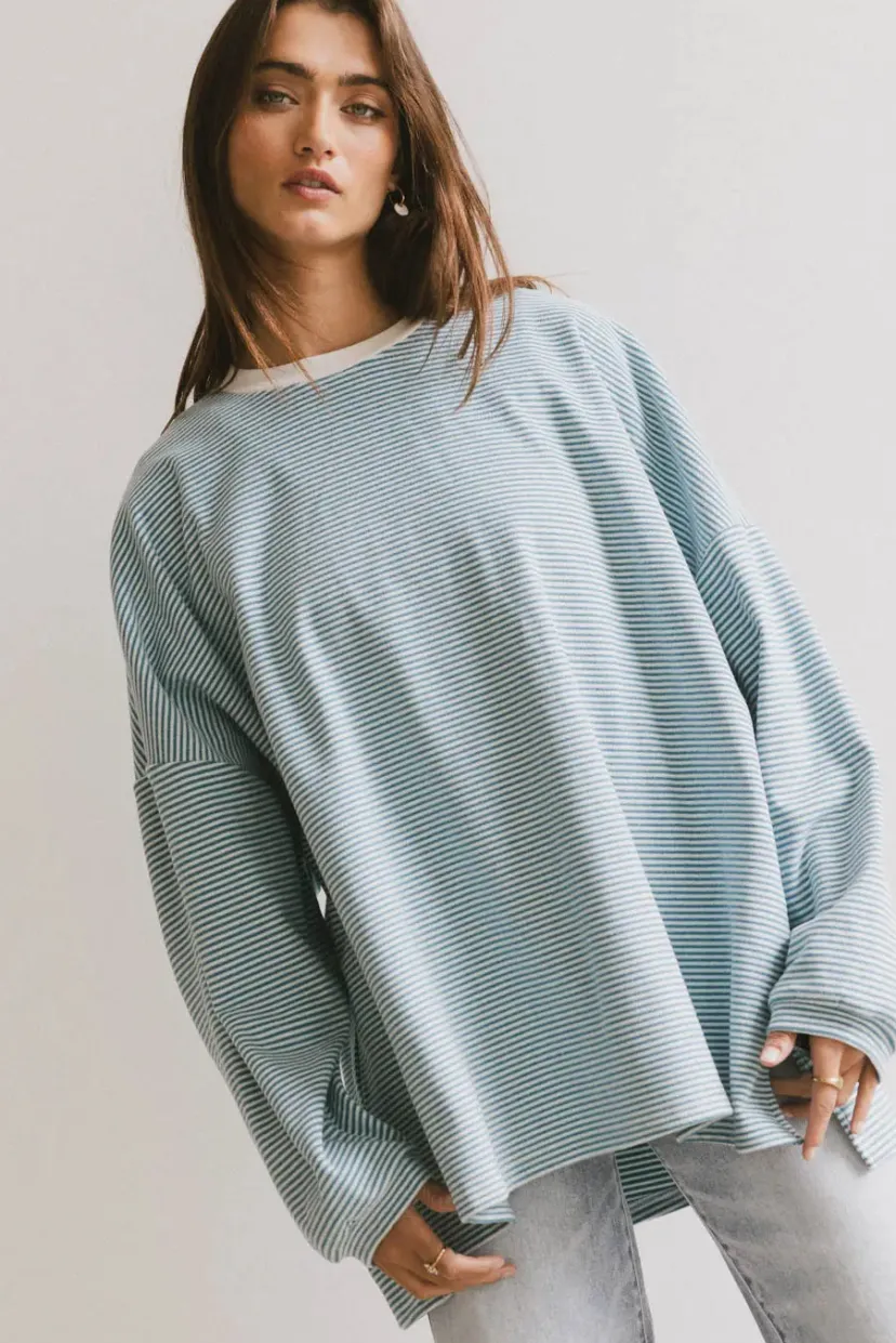 Tops | Sweaters>Bohme Tadlee Oversized Striped Top