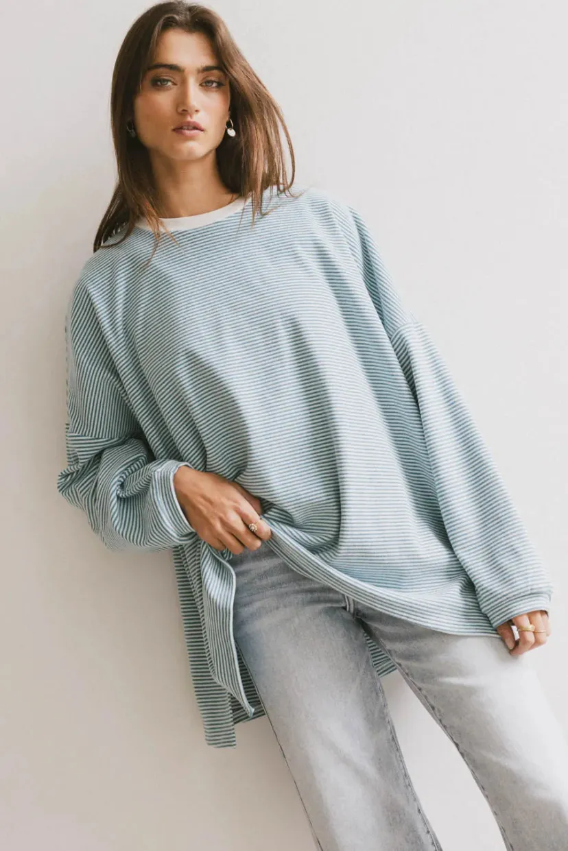 Tops | Sweaters>Bohme Tadlee Oversized Striped Top