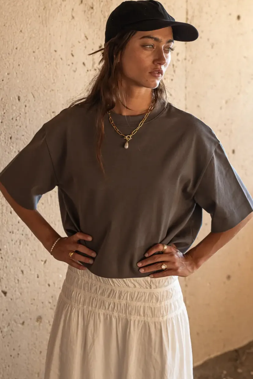 Tops | Essentials>Bohme Talia Top in Charcoal