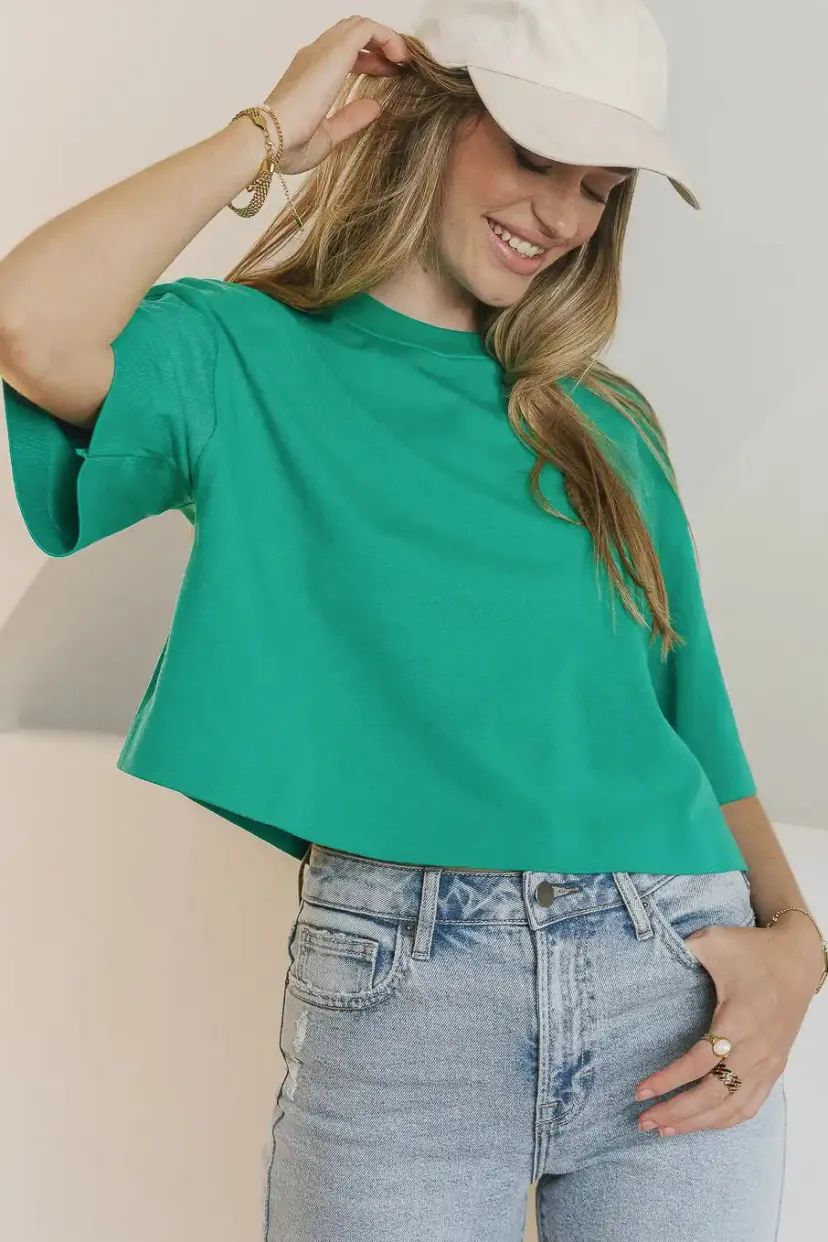 Tops | Tees & Tanks>Bohme Talia Top in Green